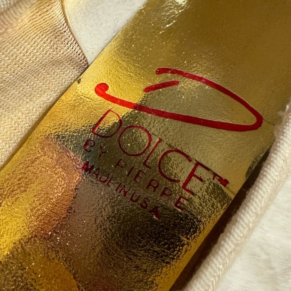 VTG 80’s Cream Dolce by Pierre Heels Scalloped Edge Textured Linen SZ 8 Bridal - Picture 6 of 16